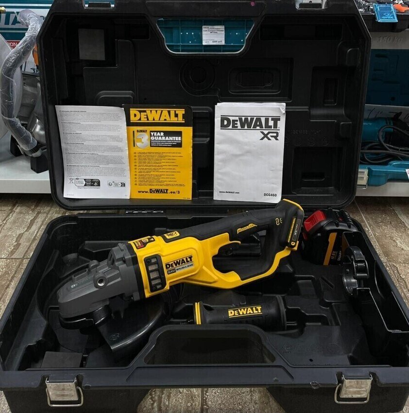 УШМ (Болгарка) DeWALT DCG460 54V 1 АКБ БЕЗ З.У